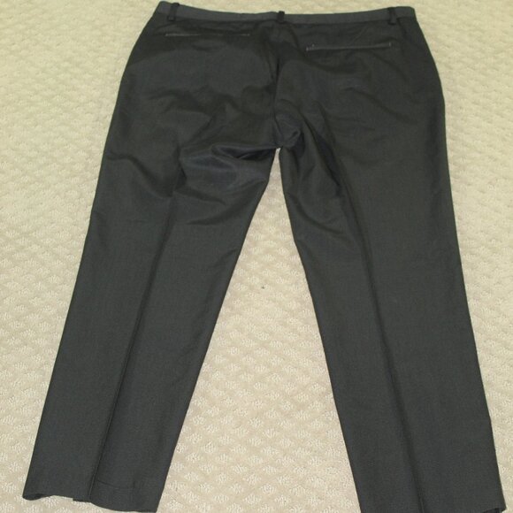Calvin Klein Dress Pants Mens Size 34x30 Black Solid Slim Fit Stretch NWOT - Picture 2 of 7
